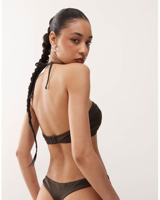 Weekday Brown Multiway Bikini Top