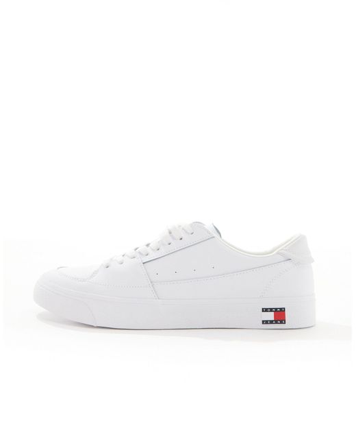 Essential - sneakers bianche con suola vulcanizzata di Tommy Hilfiger in White da Uomo