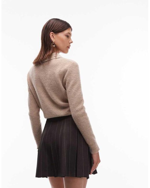 ASOS Black Tailored Mini Skirt