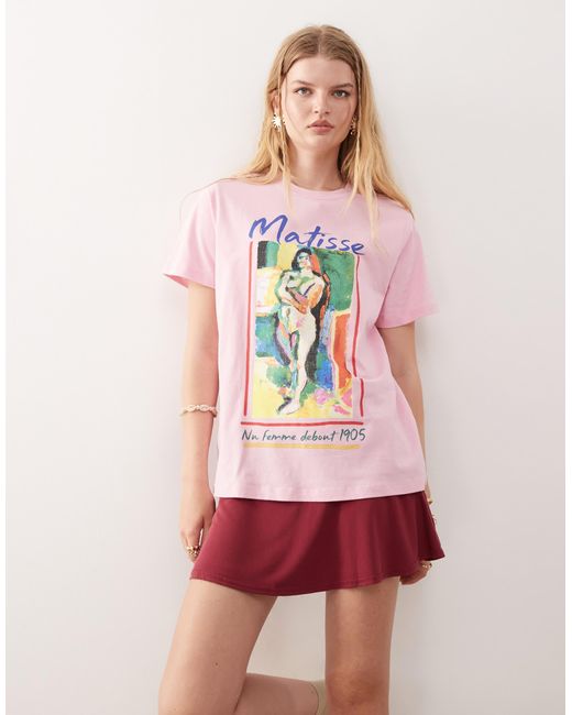 Reclaimed (vintage) Blue Licensed Matisse T-shirt