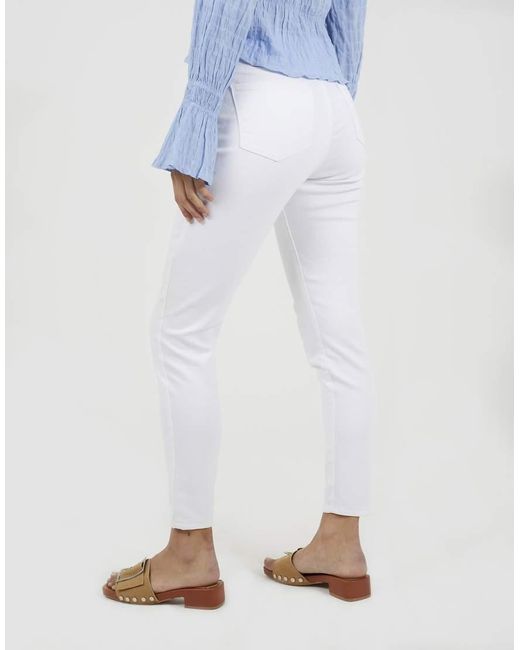 Brave Soul Blue High Waist Skinny Jeans With Stretch