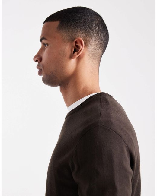 Threadbare – pullover in Black für Herren