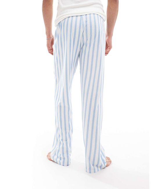 ASOS White Striped Lounge Pant for men