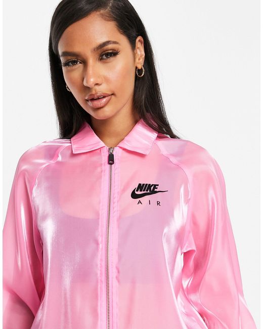 Nike Pink Air Translucent Jacket