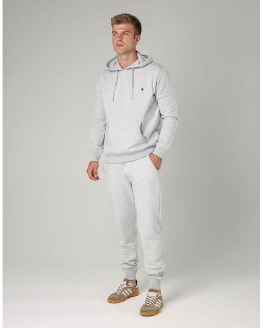French Connection Gray Cotton Blend Joggers for men