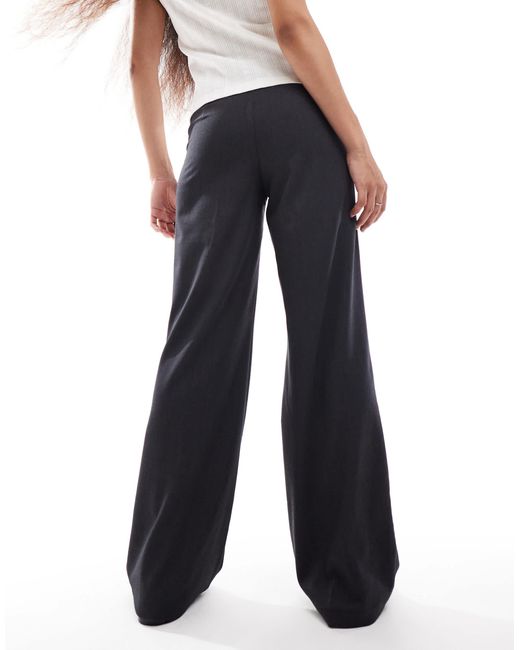 Bershka Blue Petite Tailored Trouser