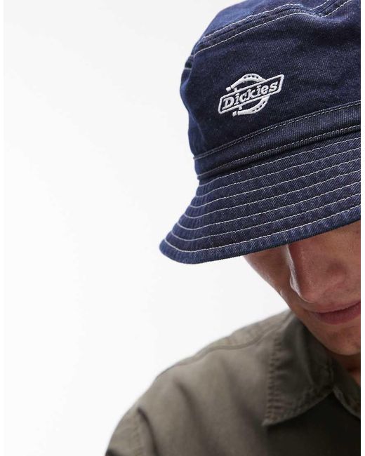 Dickies Blue Denim Bucket Hat for men
