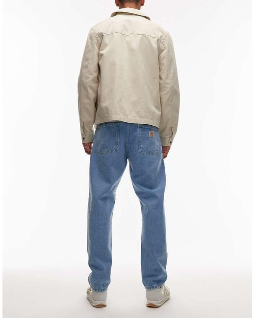 Carhartt Blue Newel Relaxed Tapered Fit Jeans for men