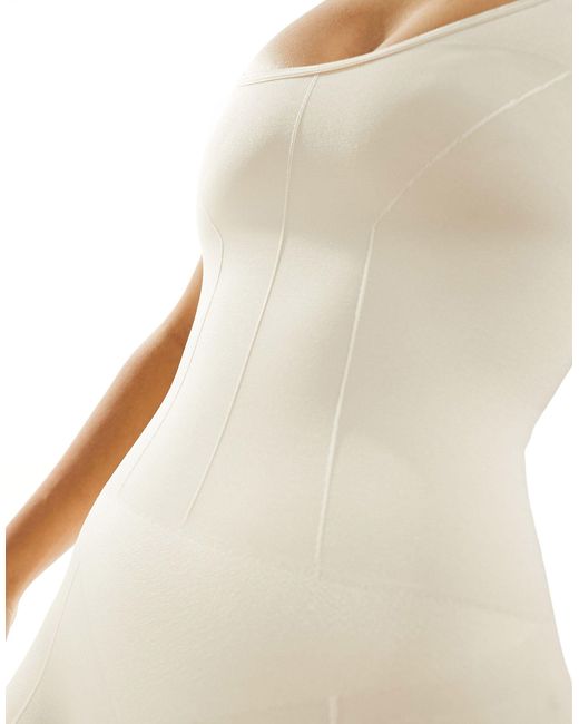 Pieces White Shaping Full Bodysuit