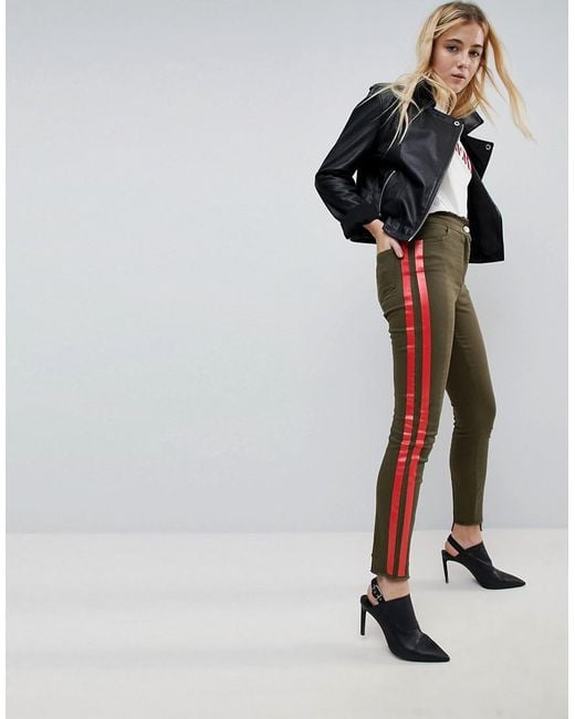 dress pants with side stripe