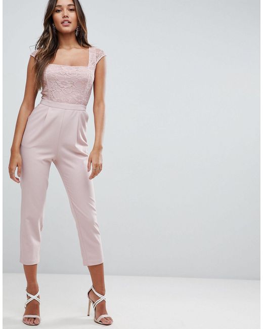 asos pink jumpsuit