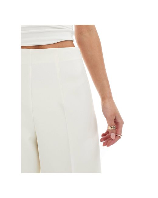 ASOS White Asos Design Petite Tailored Culotte Trouser