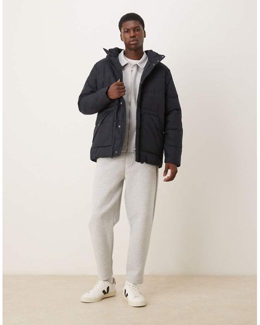 Barbour Blue Brampton Puffer Jacket for men