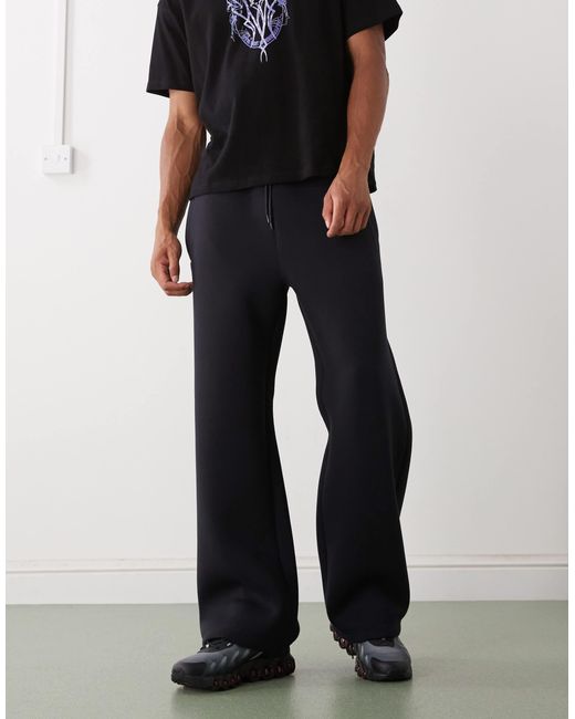 Weekday Men's Black Wide Leg sweatpants