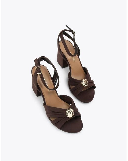 KG by Kurt Geiger White Muna Heeled Sandals
