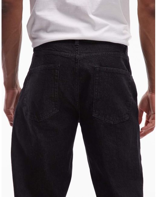 ASOS Black Straight Jeans for men