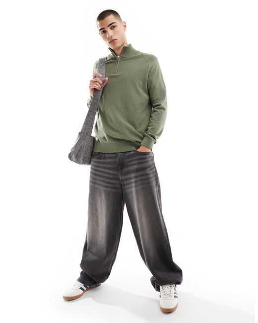 Threadbare – pullover in Green für Herren