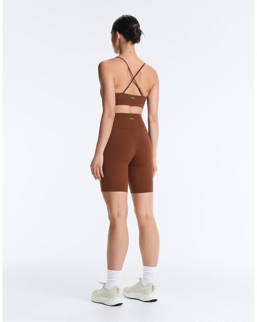 Oysho Brown Comfortlux High-Rise 20Cm Leggings