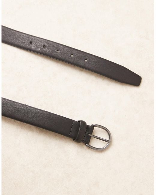 Mango – gürtel aus leder in Black für Herren