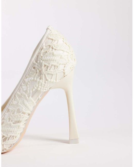 Public Desire Natural Elderflower Heeled Pumps