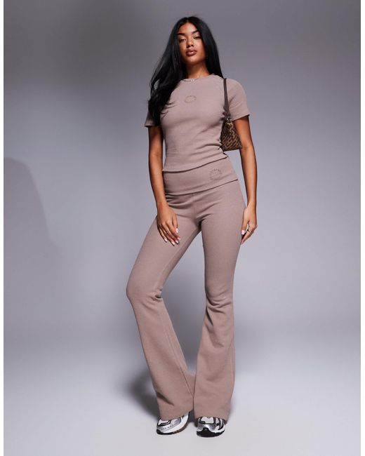 ASOS Brown Weekend Collective Baby Tee