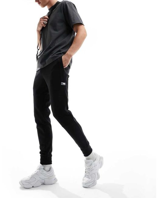 Jack & Jones Black Tech jogger for men