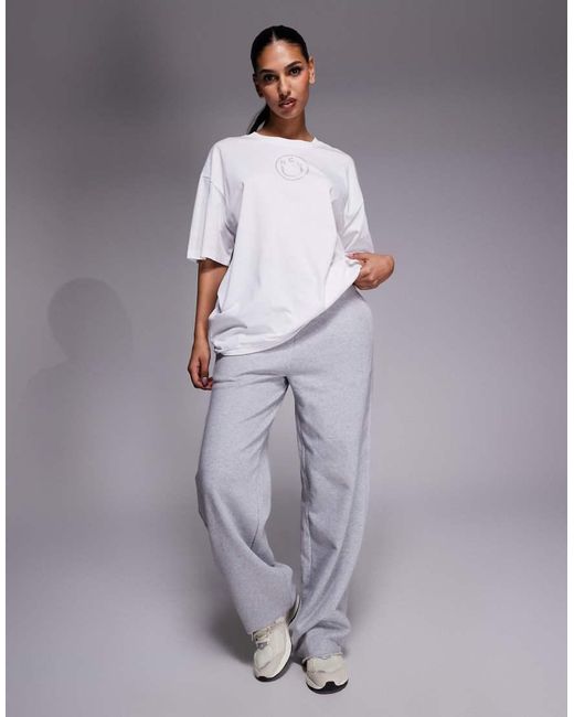 HUGO Gray Oversized Tee T-shirts