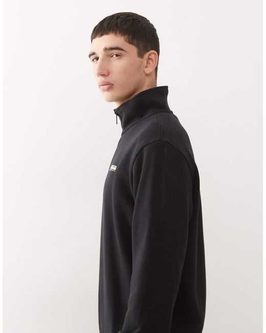 Napapijri Black 1/4 Zip Sweatshirt for men