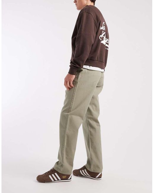 ASOS Natural Straight Chinos for men