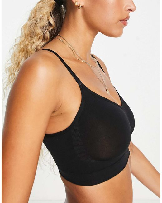Vero Moda Black – nahtloser bh