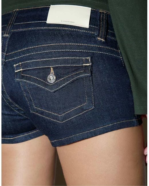 Pantaloncini Micro di Stradivarius in Blue