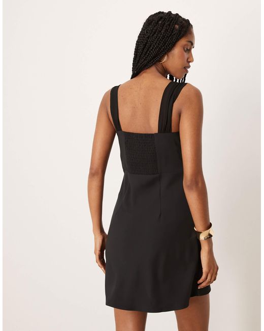 Mango Black – minikleid aus satin