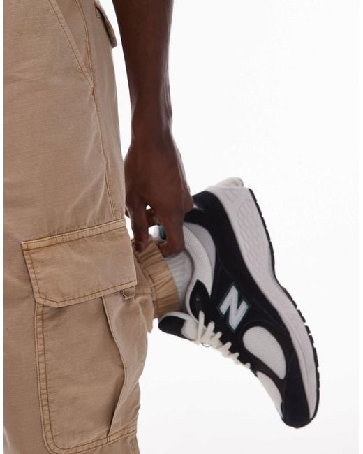 Tommy Hilfiger Natural Ryan Straight Leg Cargo Trousers for men