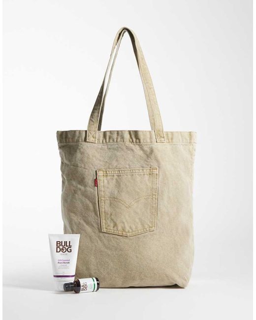 Levi's Natural Denim Tote Bag