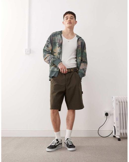 Vans Natural Drill Chore Loose Fit Carpenter Shorts for men