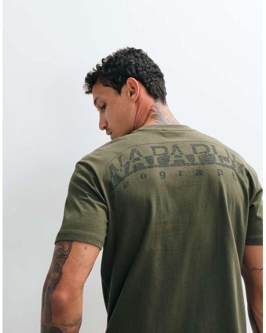 Napapijri Green Yourte T-shirt for men