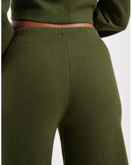 Miss Selfridge Green Super Soft Trouser Set