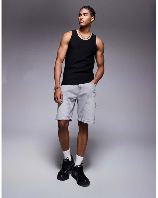 The Couture Club Black Heavyweight Textured Knitted Vest for men