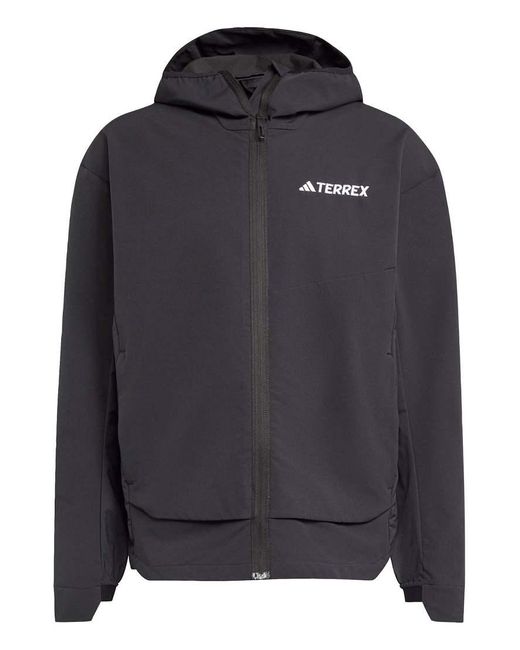 Chaqueta Negra De Softshell Terrex Multi De Adidas de hombre de color Gray