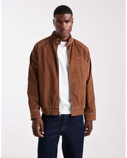 Levi's Blue Baker Harrington Jacket for men