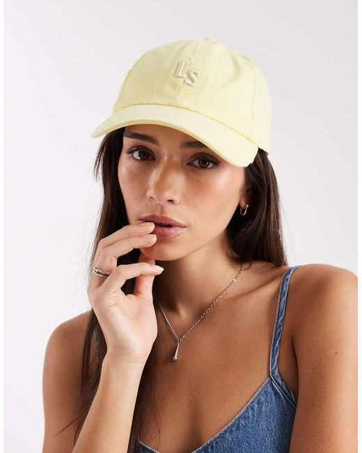 Levi's Yellow Canvas Logo Cap