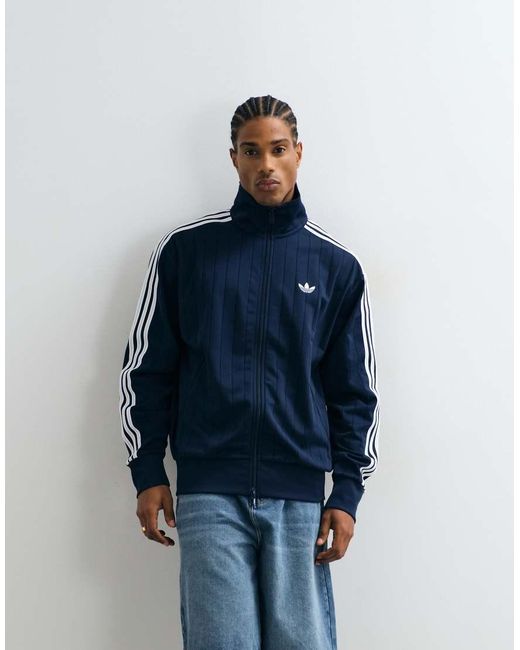 Adidas Originals Blue Firebird Drop Needle Track Top for men