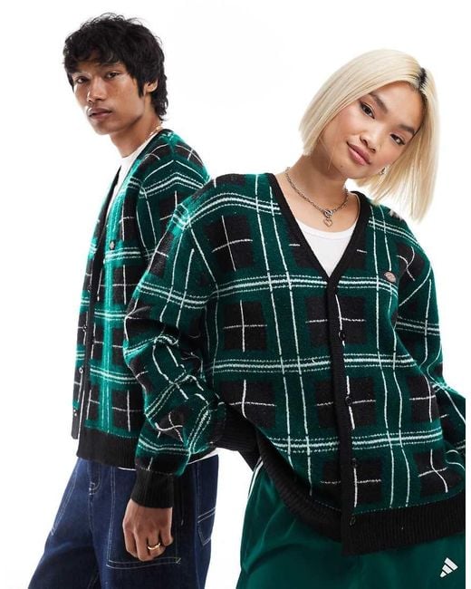 Plaid cardigan womens hot sale