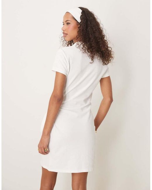 Polo Ralph Lauren Mini Polojurk Met Gestrikte Taille in het White
