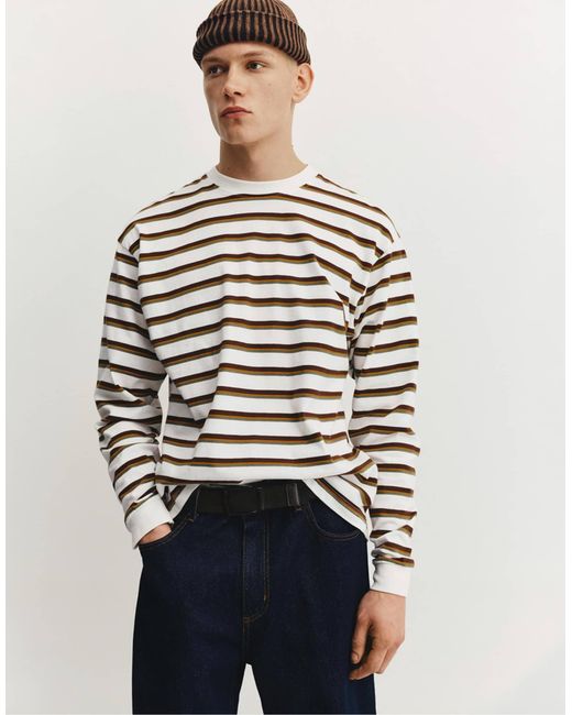 Pull&Bear – wendbarer stretch-gürtel in Multicolor für Herren