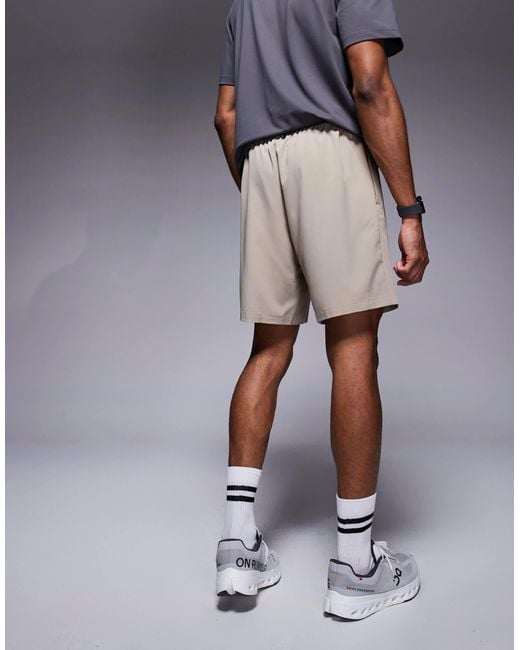 4505 Multicolor Icon 18cm Quick Dry Training Shorts With Zip Pockets for men