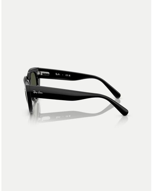 Ray-Ban Black Doreen Square Sunglasses With Lens