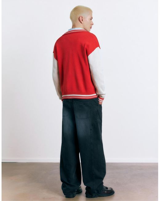 Stwd - gilet Pull&Bear pour homme en coloris Red