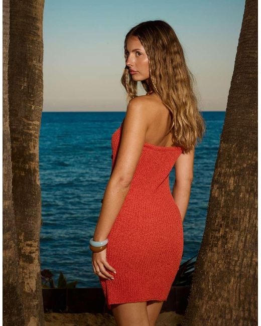 South Beach Blue X Sasha Corte-t Knitted Mini Beach Dress