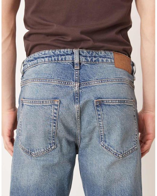 Mango Blue Tapered Jean for men